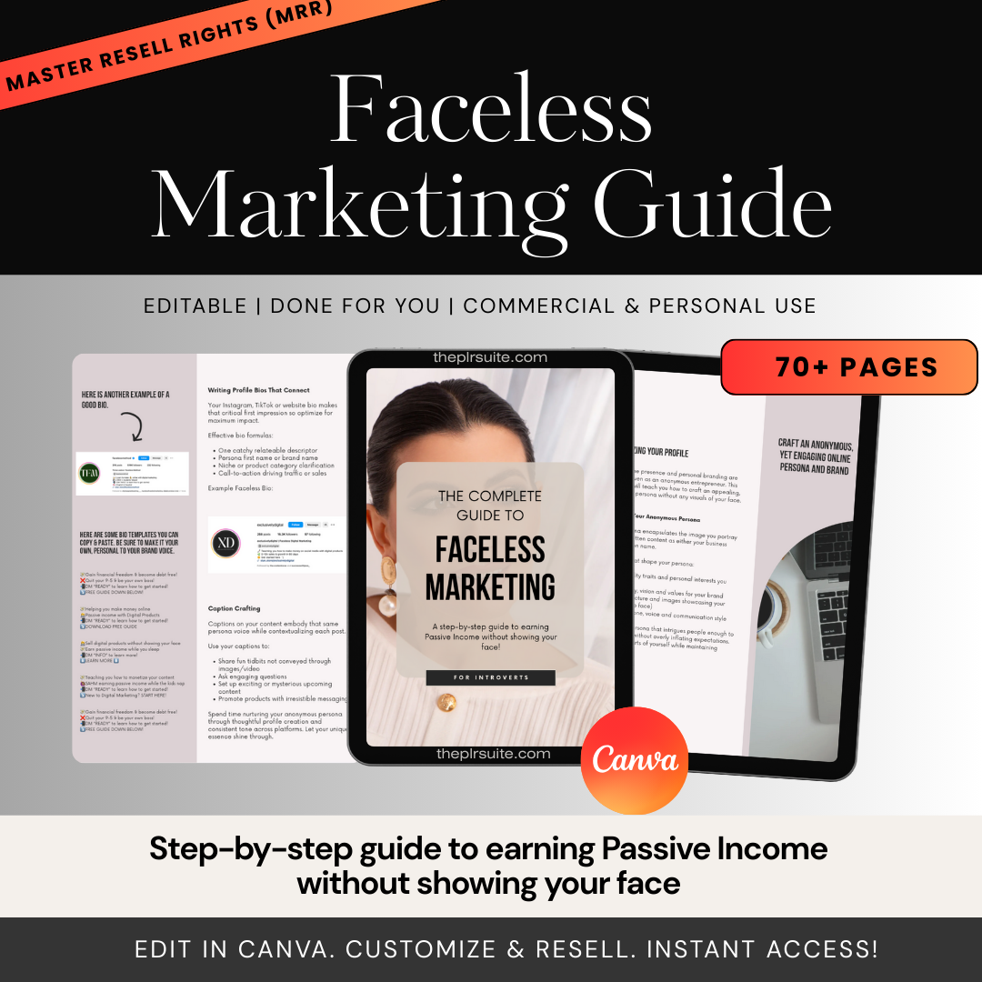 Faceless Marketing Guide